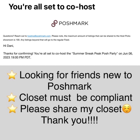 Summer Sneak Peak Posh Party June 6th! - Picture 3 of 4